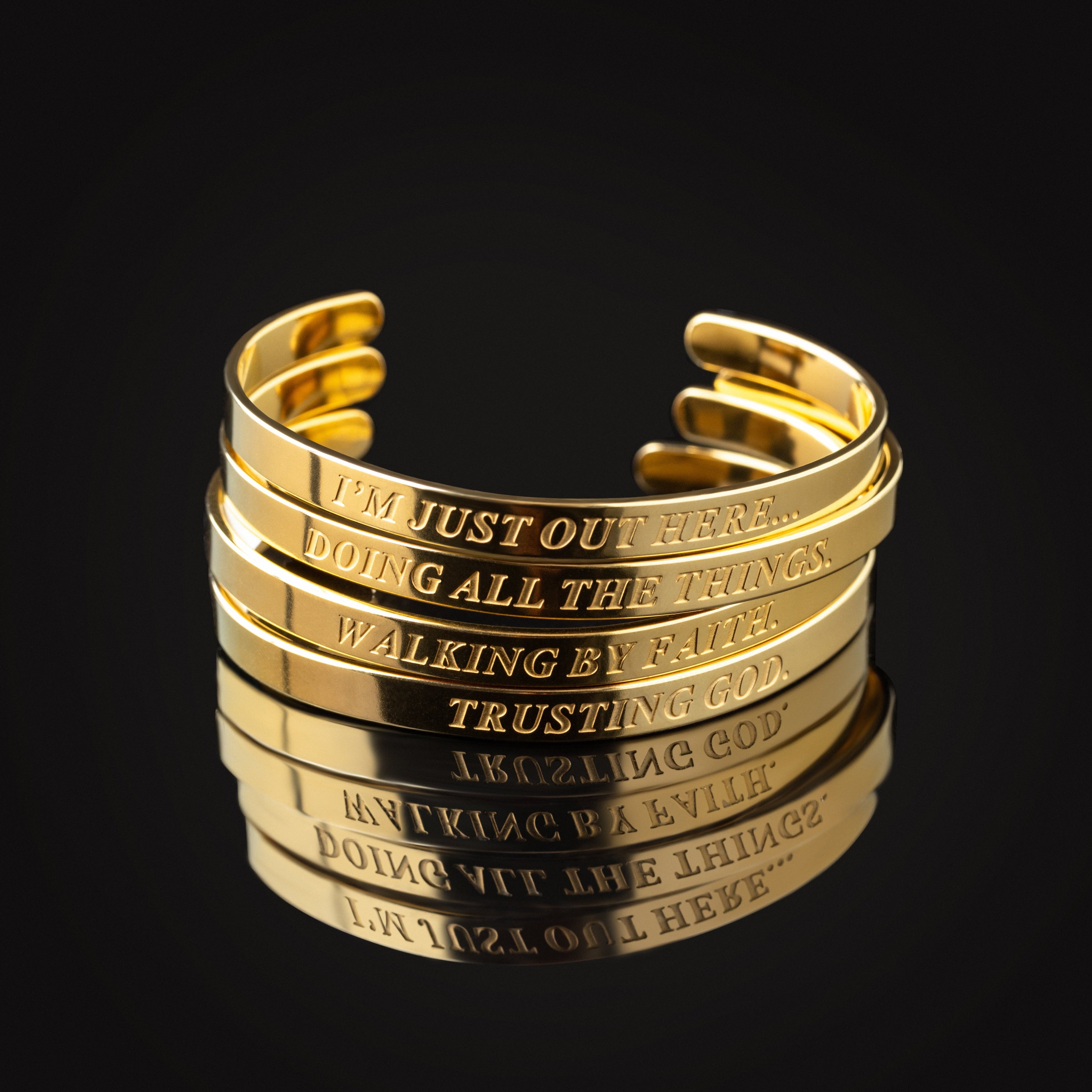 18k Gold-Plated Christian Statement Jewelry - A Meaningful Mood