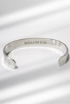 12mm Romans 8:28 Stainless Steel Bangle - A Meaningful Mood