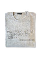 All the Things Luxe Embossed Tee - A Meaningful Mood