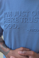 Trusting God Luxe Embossed Tee