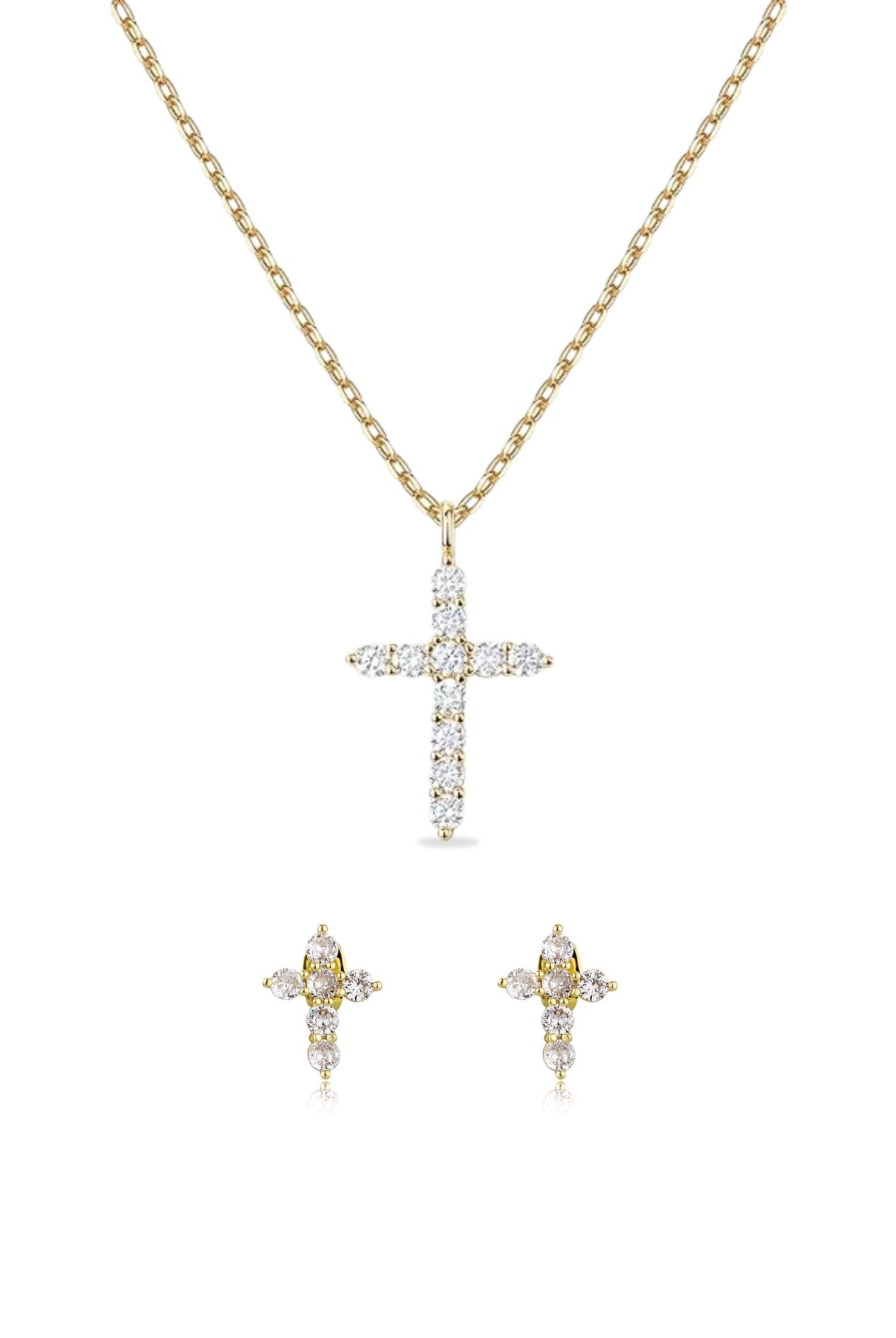 So Chic Luxe Cross Set Gold Tone - A Meaningful Mood