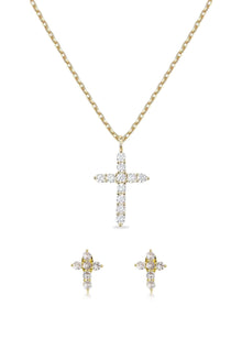 So Chic Luxe Cross Set Gold Tone - A Meaningful Mood