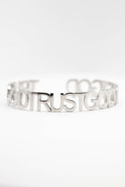 Trust God Bold Bangle Stainless Steel - A Meaningful Mood