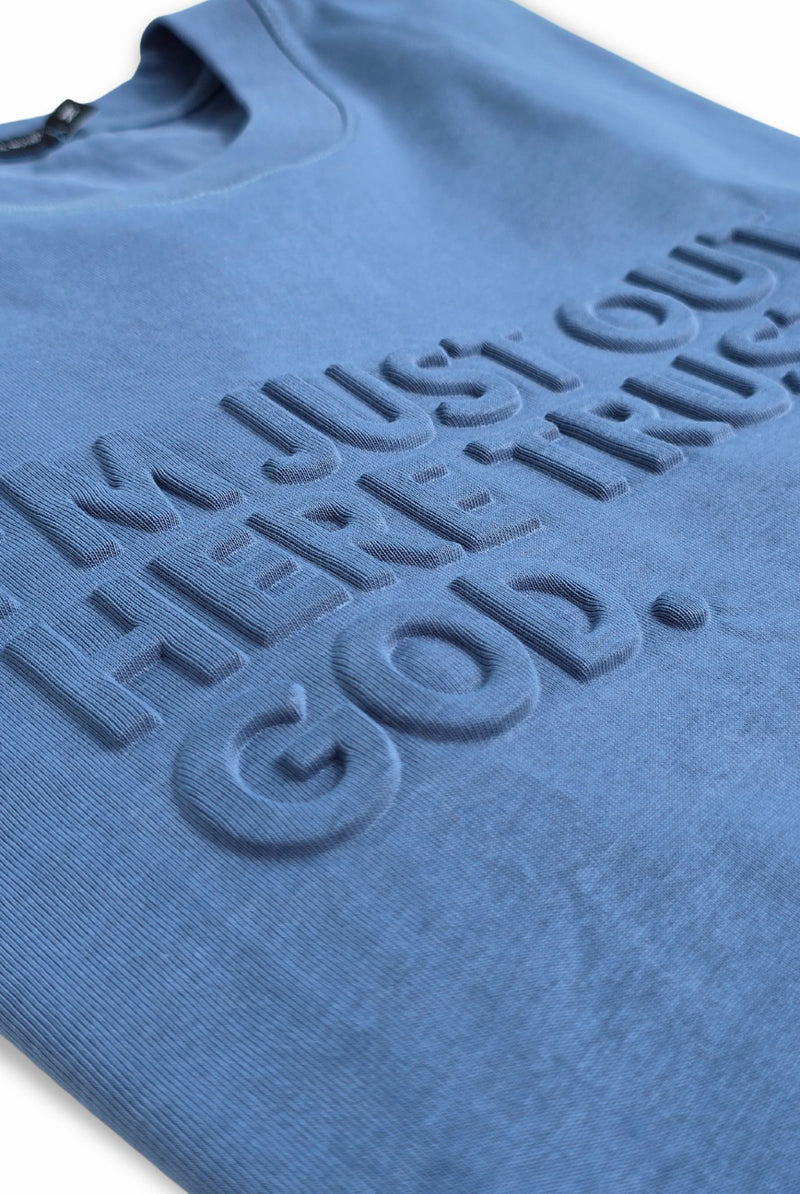 Trusting God Luxe Embossed Tee - A Meaningful Mood